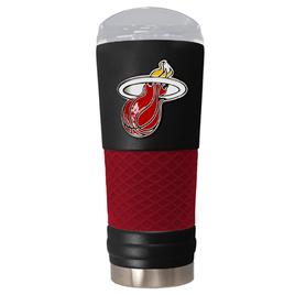 NBA Miami Heat DRAFT Powdered Coated Stainless Steel Tumbler