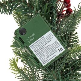 National Tree Feel Real® Scotch Creek Fir Garland w/ 50 LED Light