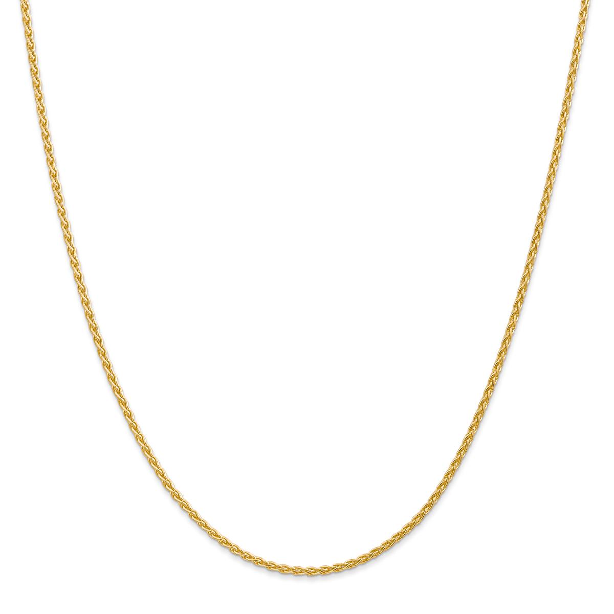 Unisex Gold Classics(tm) 1.75mm. 14k Parisian Wheat 14in. Necklace