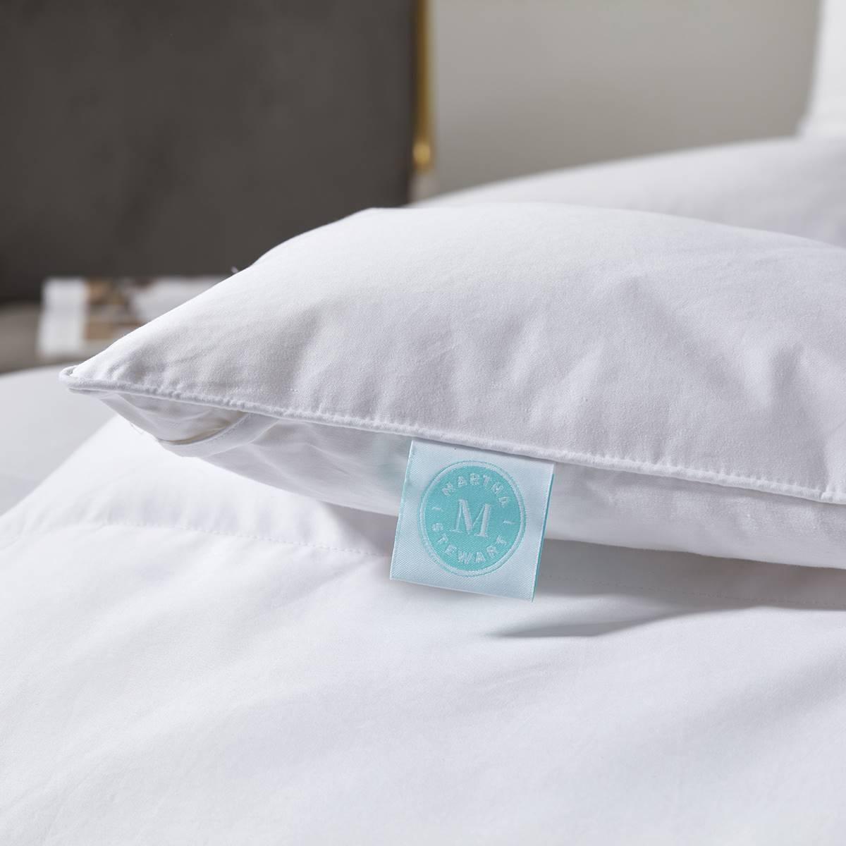 Martha Stewart Light Warmth 300TC Cotton White Down Comforter