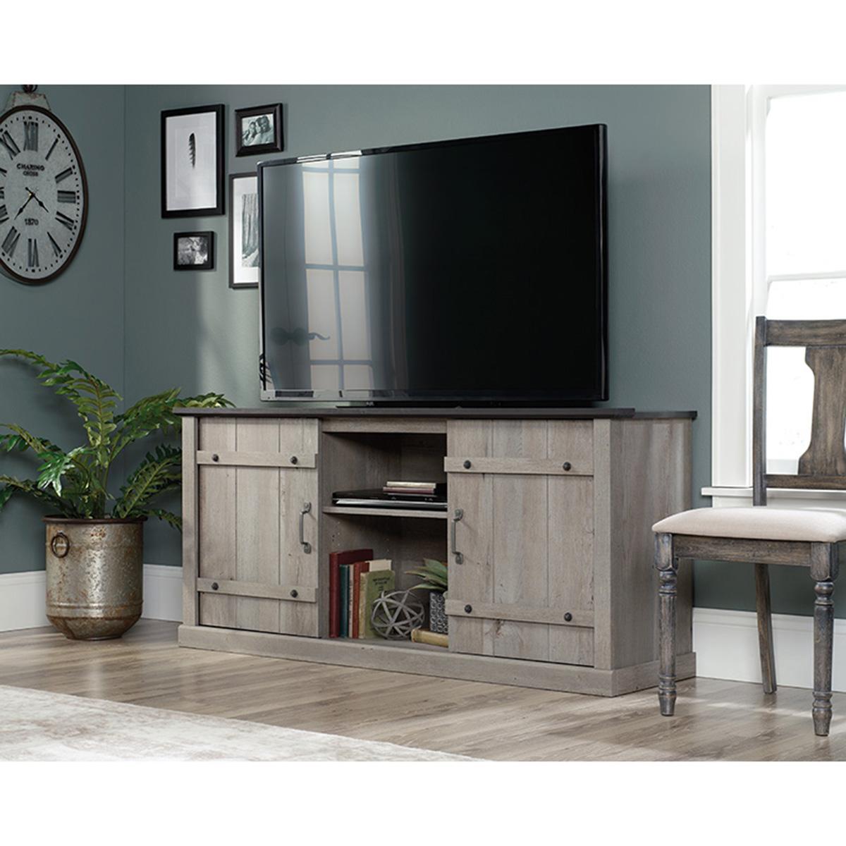 Sauder TV Credenza - Mystic Oak(R)