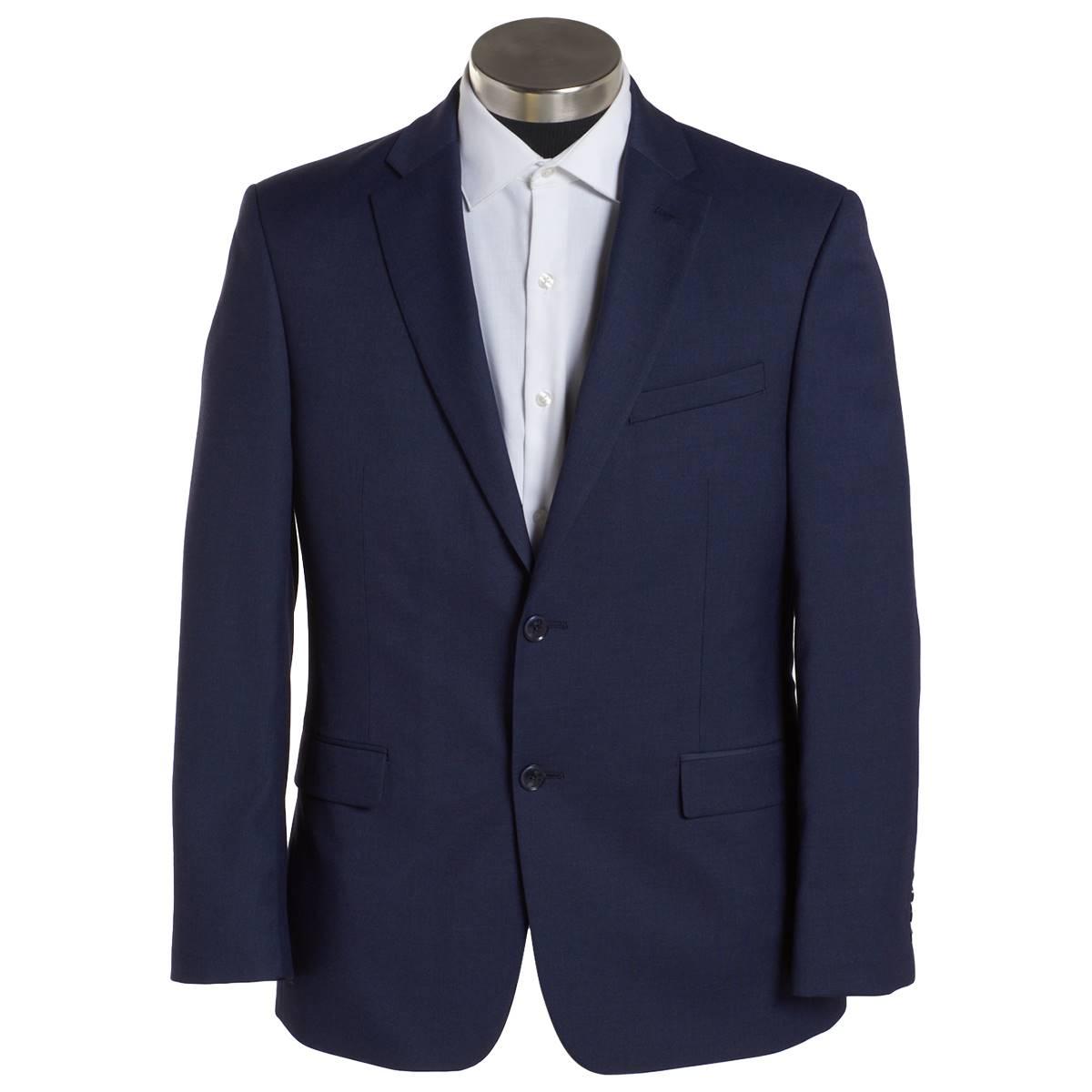 Mens Van Heusen(R) Jacket - Sharkskin Navy