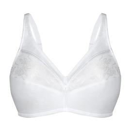 Womens Bestform Floral Trim Wire-Free Cotton Bra 5006233