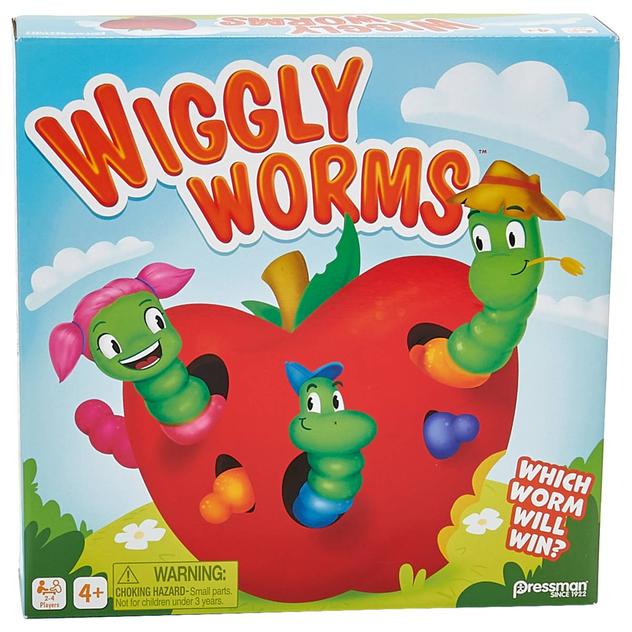 Pressman Wiggly Worms Matching Memory Game