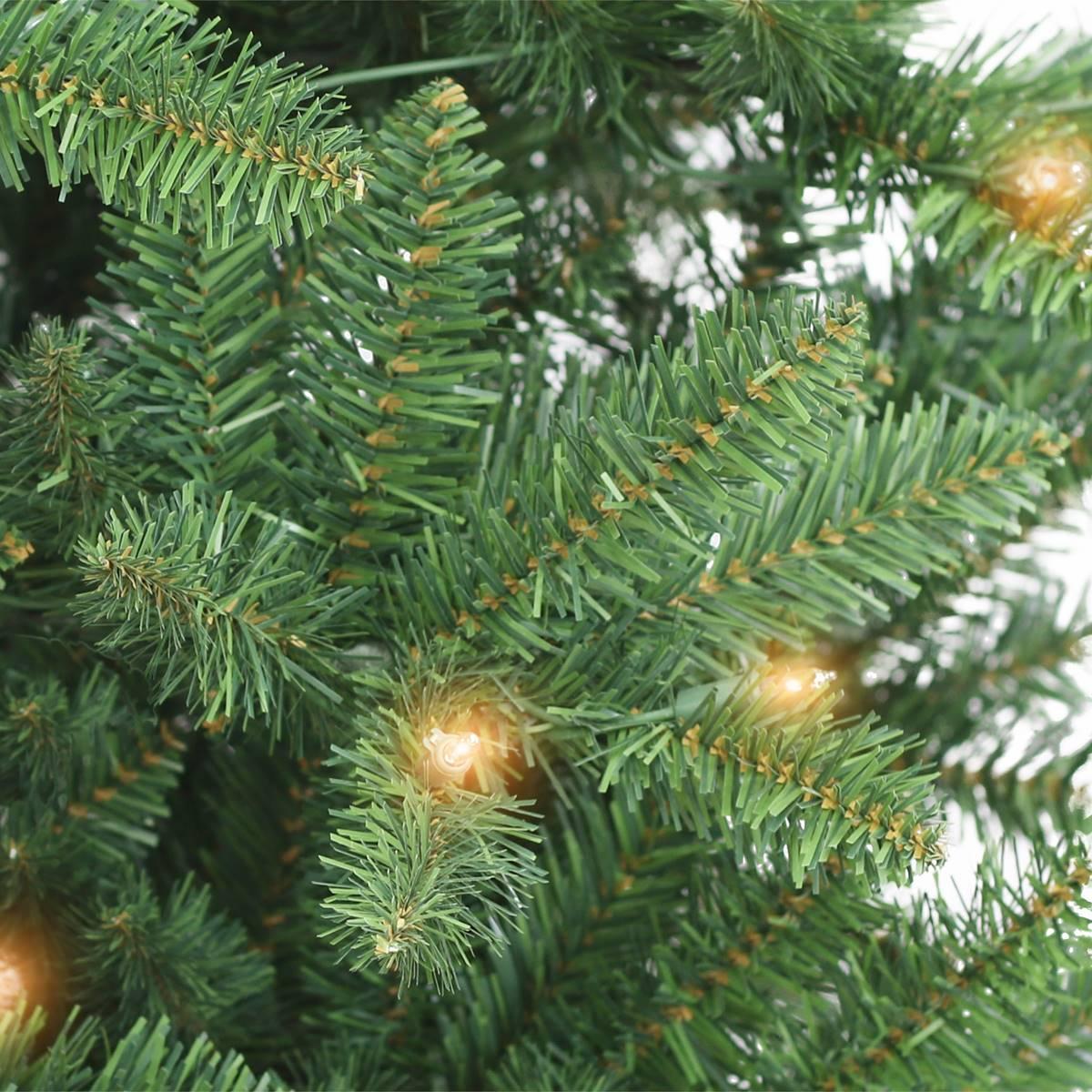 Puleo International 7ft. Pre-Lit Artificial Christmas Pine Tree