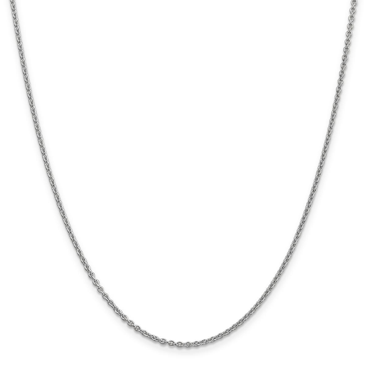 Gold Classics(tm) 1.80mm. 14kt. White Gold Cable Chain Necklace