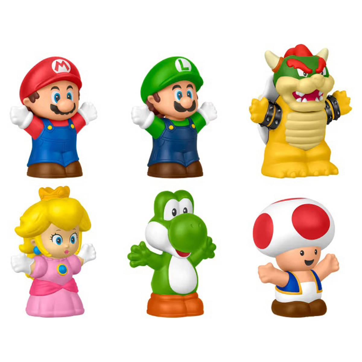 Fisher-Price Little People Supermario Figure 6Pk