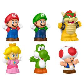 Fisher-Price Little People Supermario Figure 6Pk