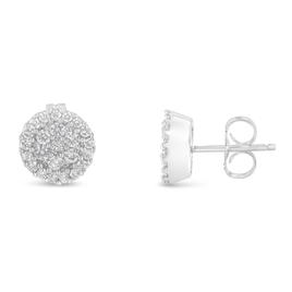 Diamond Classics™ 1/2ctw. Diamond Floral Cluster Stud Earrings