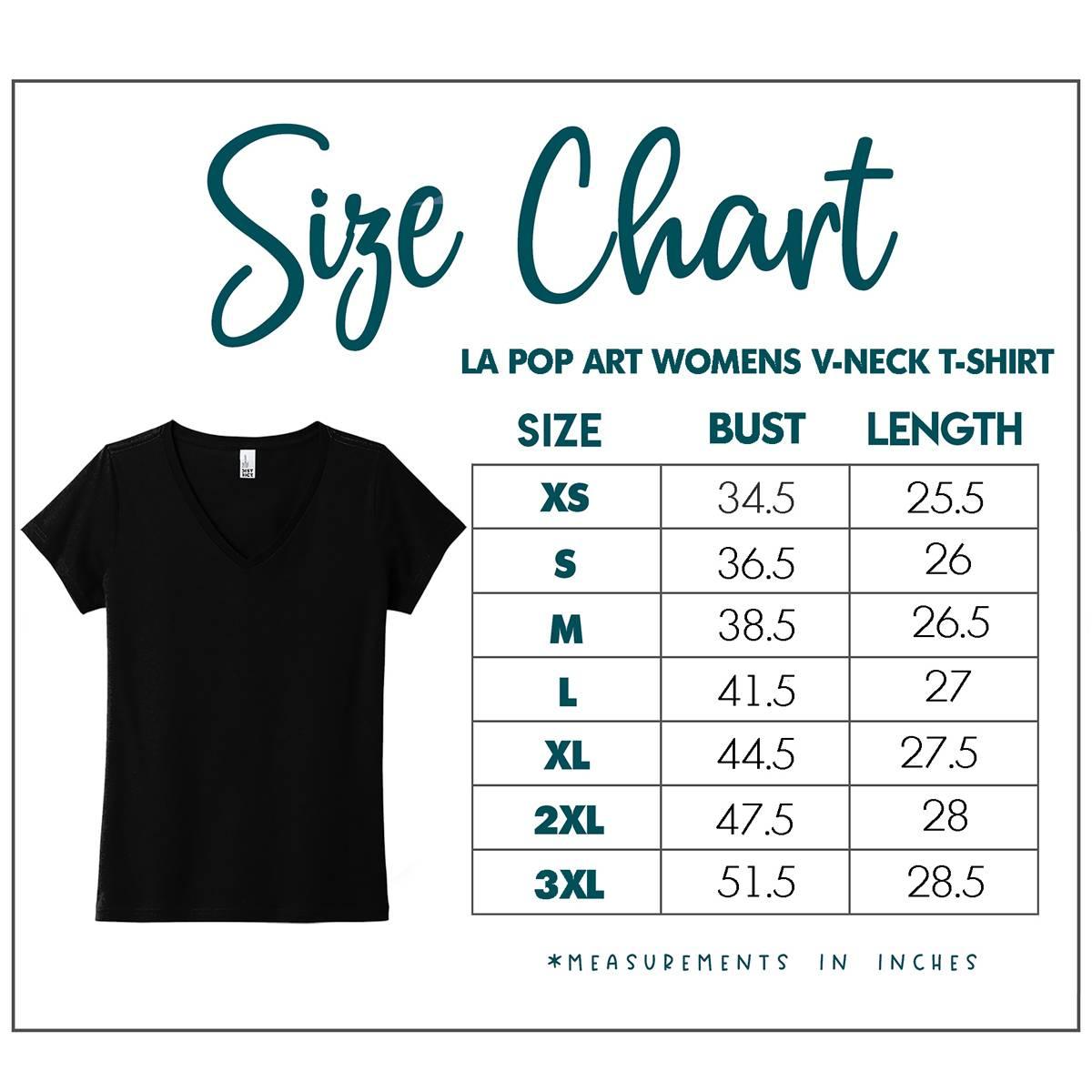 Womens LA Pop Art Halloween Heart Word Art Tee