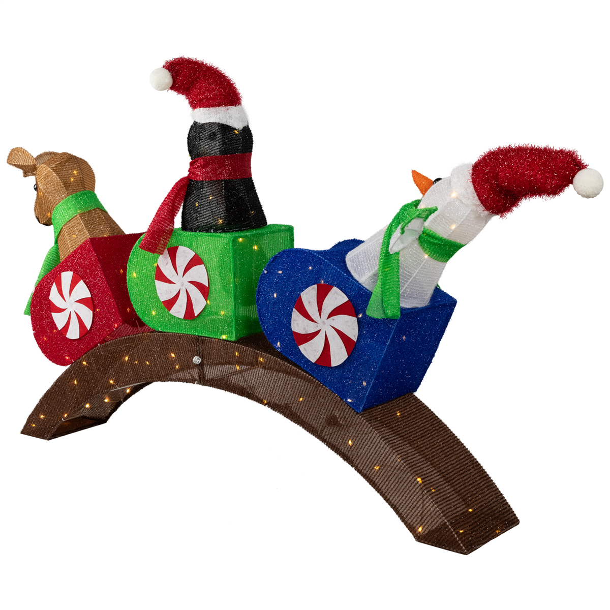 Northlight Lighted Winter Friends Christmas Coaster Outdoor Décor