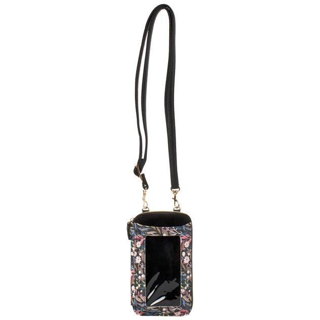 Womens Julia Buxton Everywhere Crossbody Wallet - Bed of Flowers