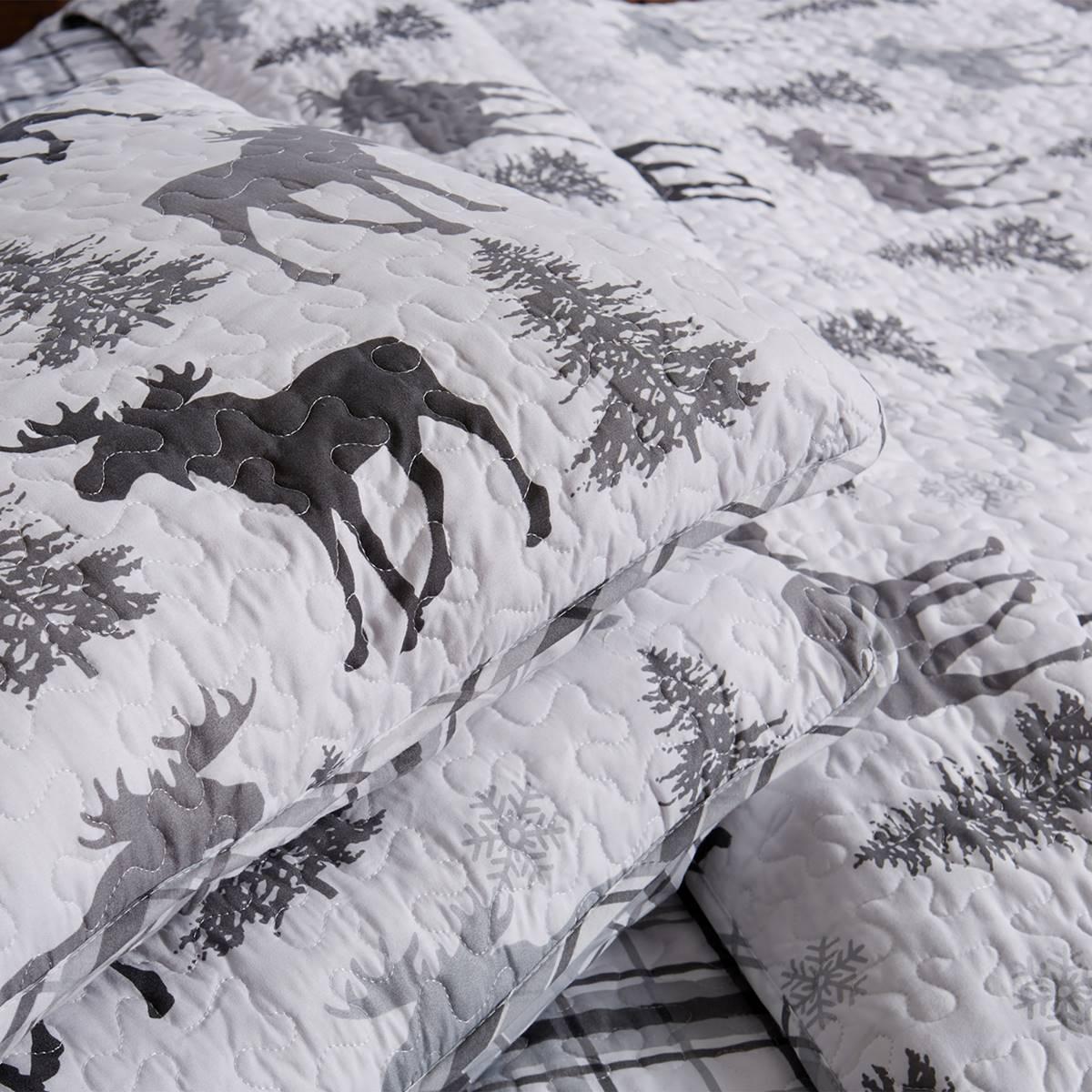 FreshFolds 3pc. Premium Nature Reversible Bedspread Quilt Set