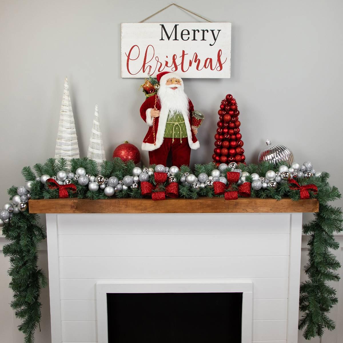 Northlight Seasonal 6ft. Shatterproof Silver Christmas Garland