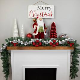 Northlight Seasonal 6ft. Shatterproof Silver Christmas Garland