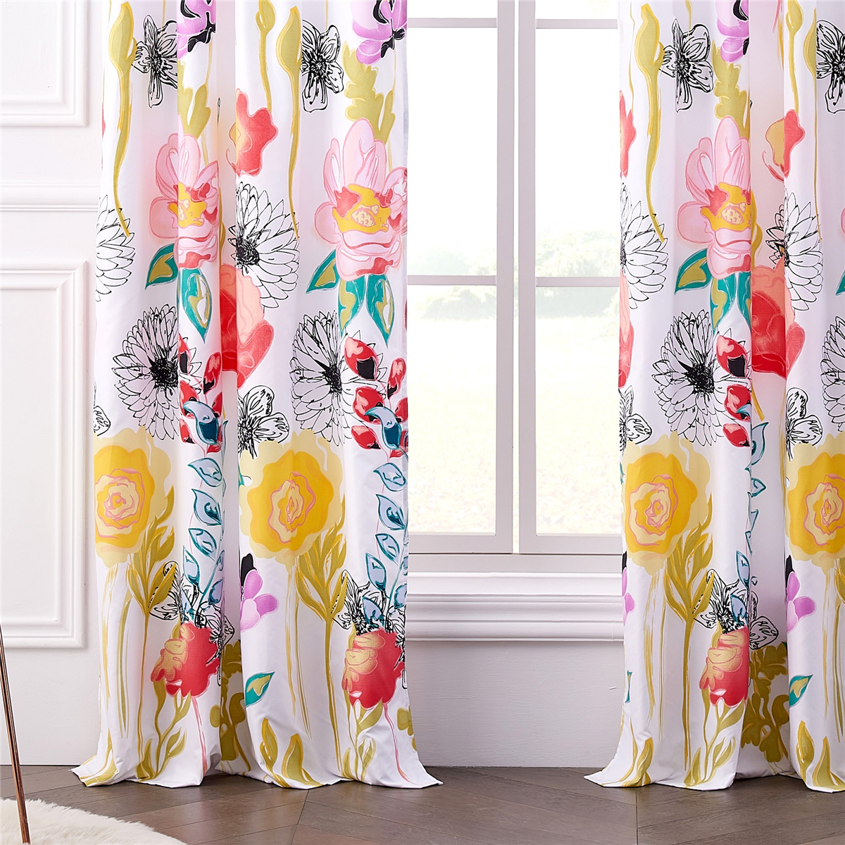 Greenland Home Fashions™ Watercolor Dream 2pc. Curtain Panel Set