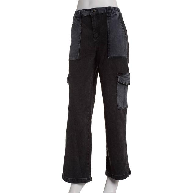 Juniors Madden Girl Color Block Cargo Pocket Skater Jeans