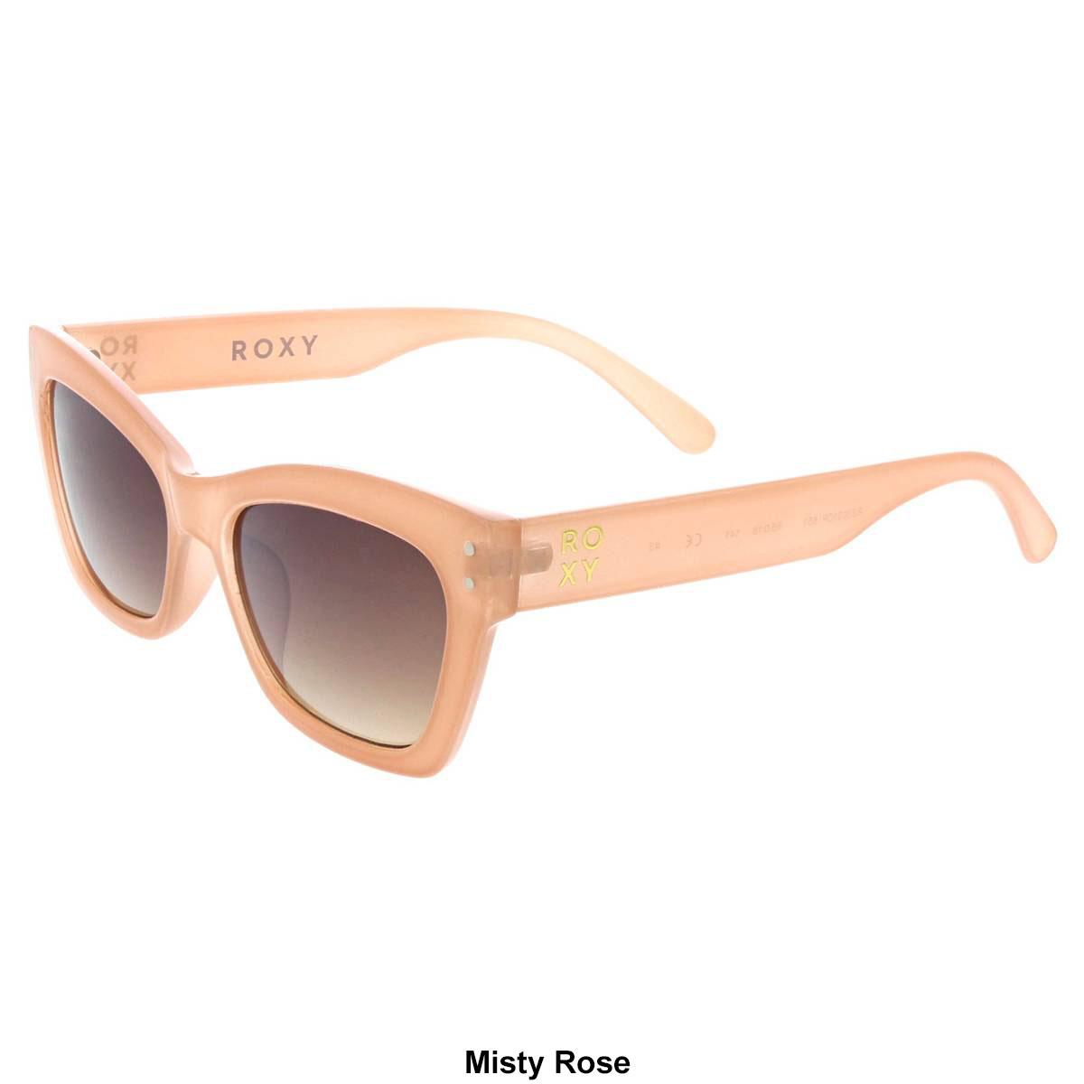 Womens Roxy Swept Rectangle w/Rivets Sunglasses