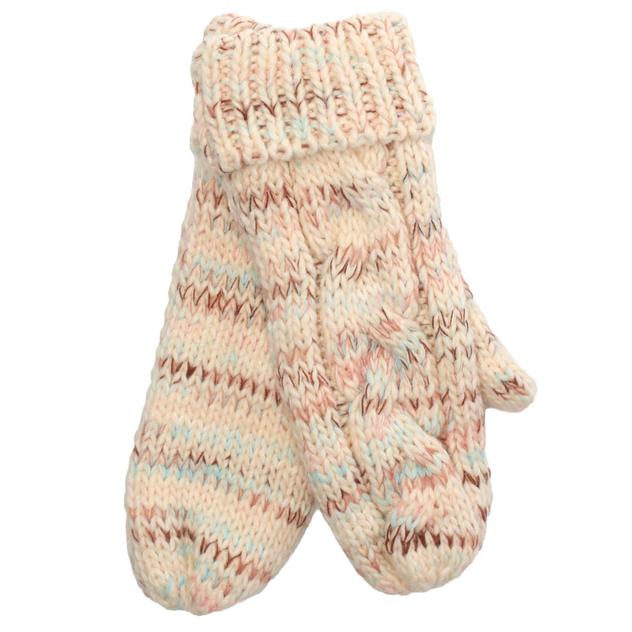 Womens MUK LUKS® Marled Cable Knit Mitten