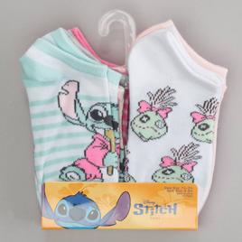 Girls Disney 10pk. Stitch No Show Socks
