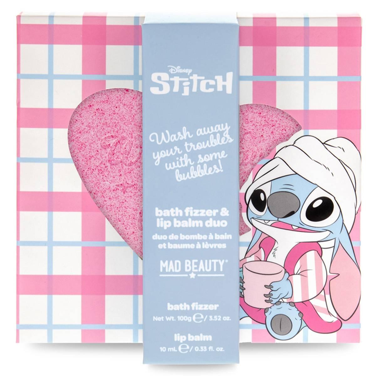 Mad Beauty Disney Stitch Pamper Fizzer & Lip Balm Duo Set