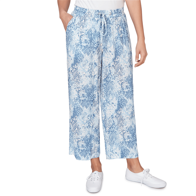 Plus Size Skye’s the Limit Sunny Blue Skies Drawstring Pants