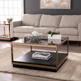 Southern Enterprises Lexina Glass Coffee Table