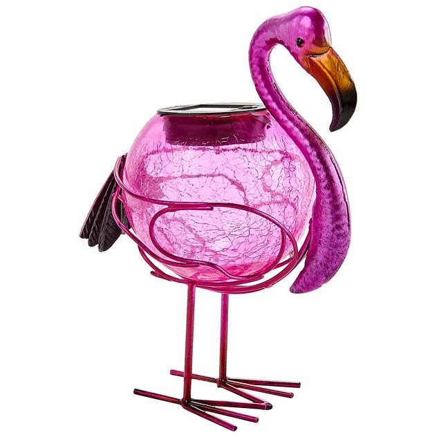 Evergreen Solar Flamingo Statuary
