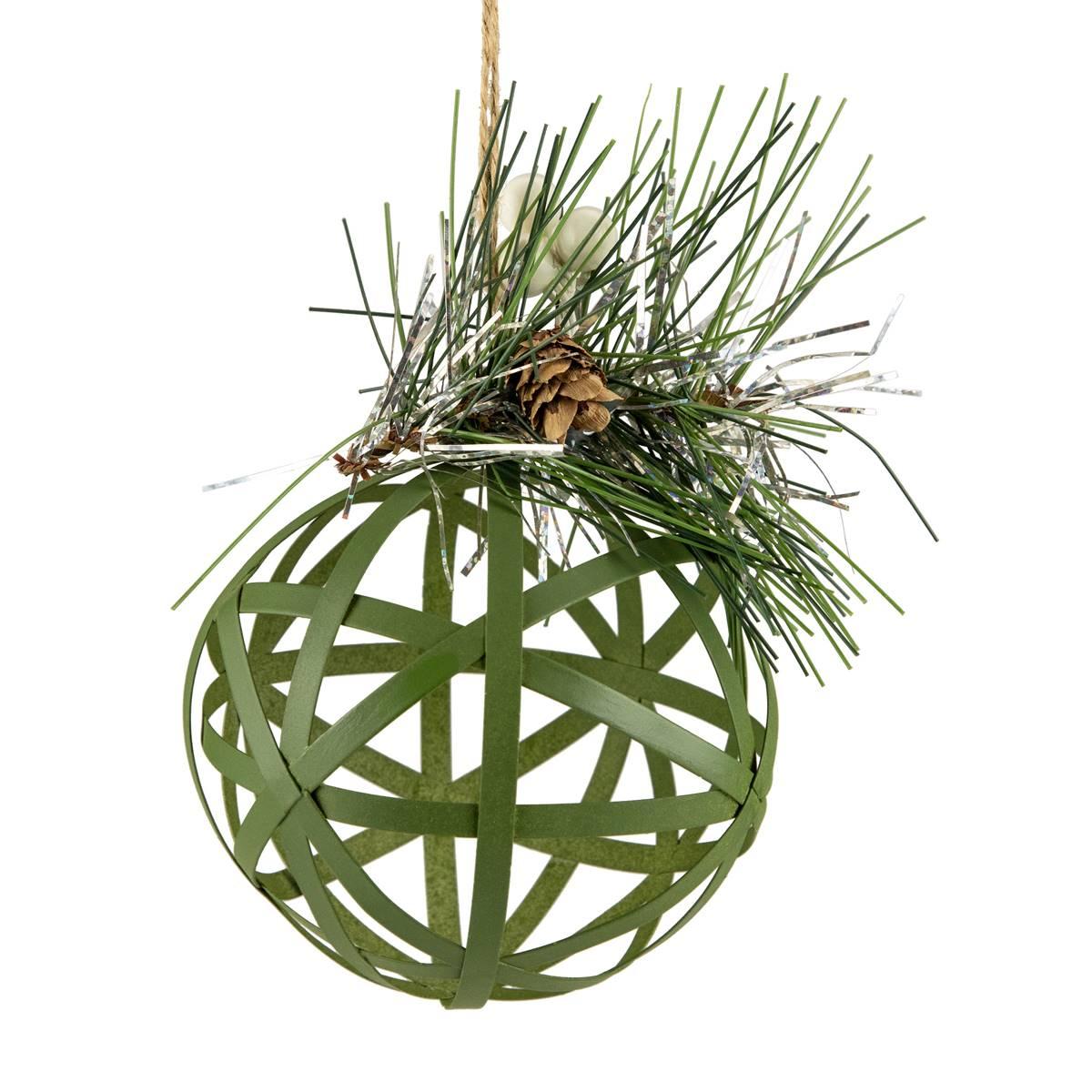 Northlight Seasonal 5in. Rattan Style Christmas Ball Ornament
