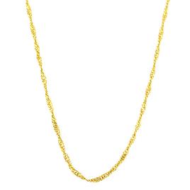 Gold Classics(tm) 10kt. Gold 16in. Singapore Chain Necklace