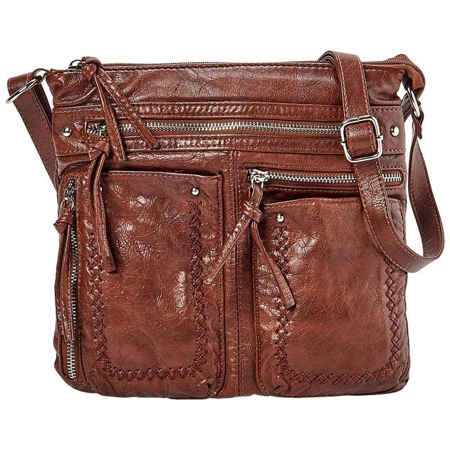 DS Fashion Washed Pocket Crossbody