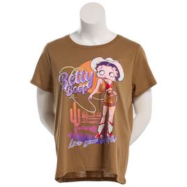 Juniors Plus Freeze Betty Boop Western Tee