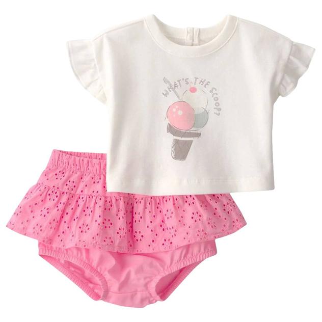 Baby Girl (3-24M) Carter's® What's the Scoop Tee Set