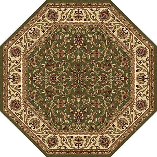 Tayse Sensation Ventura Octagonal Area Rug - Green