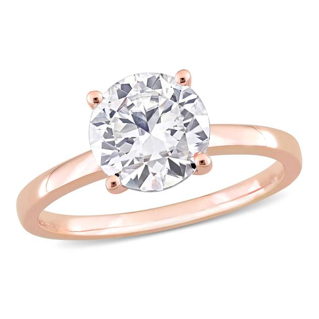 Gemstone Classics™ 10kt. Rose Gold Lab Created Sapphire Ring