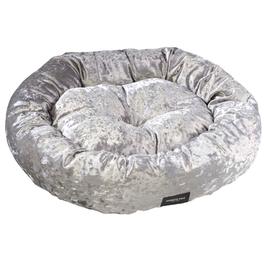 Kenneth Cole New York Velveteen Luxury Pet Bed - Grey