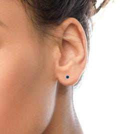 Haus of Brilliance 1ctw. Blue Lab Grown Diamond Stud Earrings