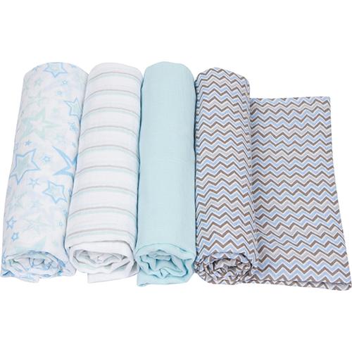 MiracleWare Swaddle Blankets - Blue