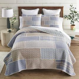 Donna Sharp Slate Cobblestone 3pc. Quilt Set