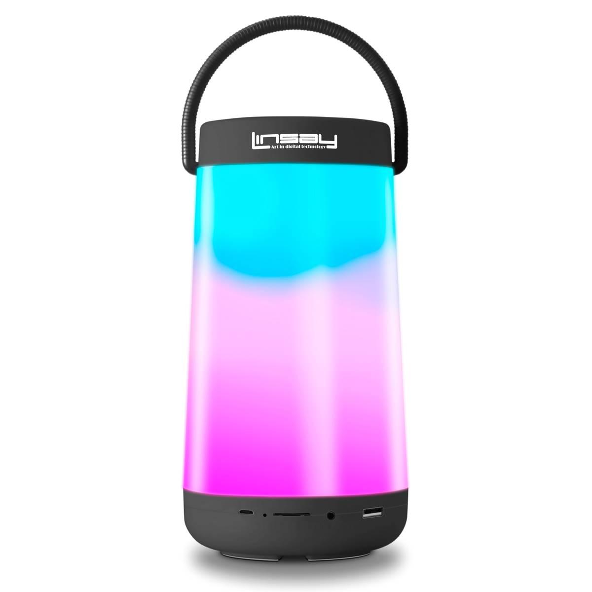 Linsay LED Light Party Show with Bluetooth Speaker