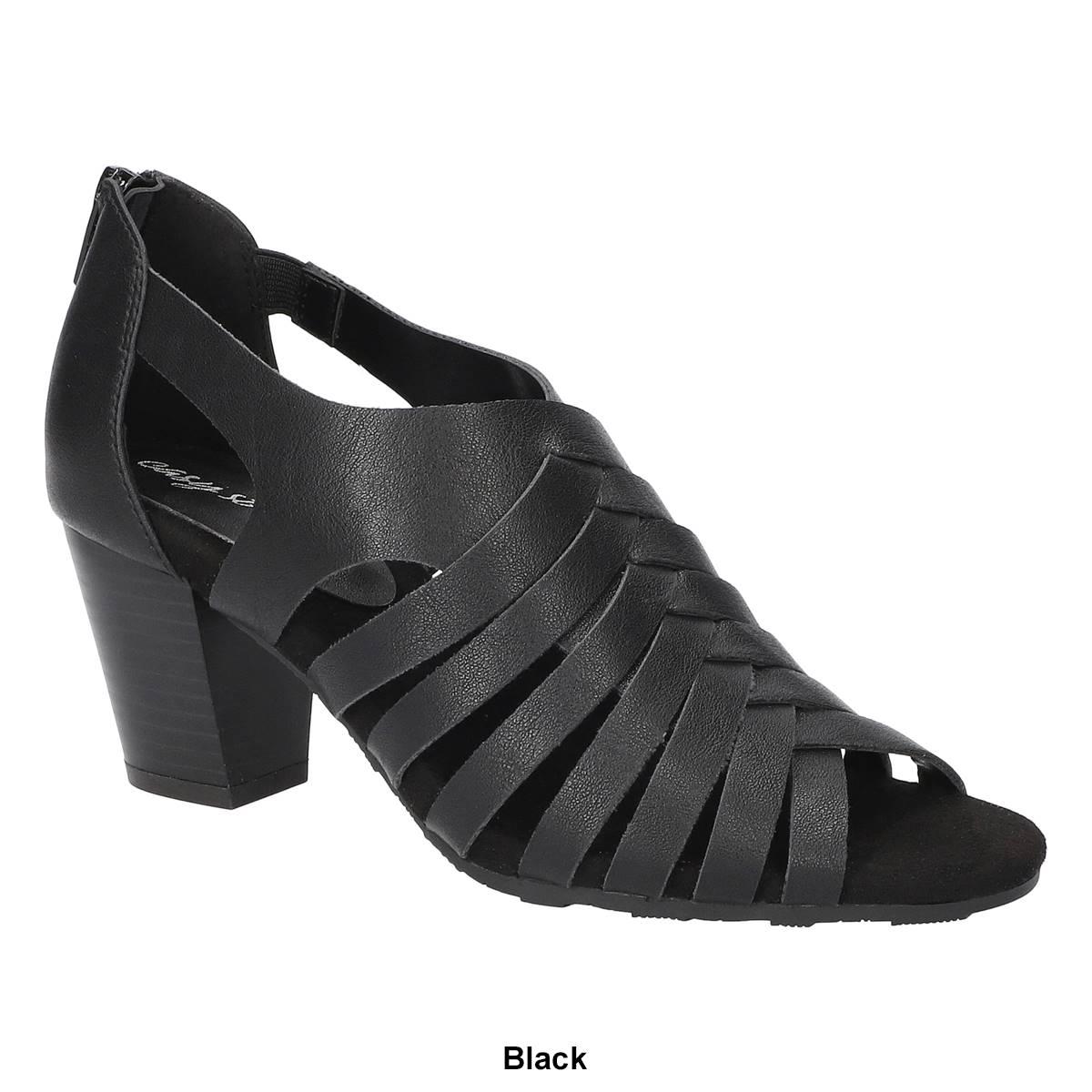 Womens Easy Street Vanni Block Heel Sandals