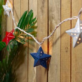 Northlight Seasonal 10ct. 4th of July Metal Star String Lights