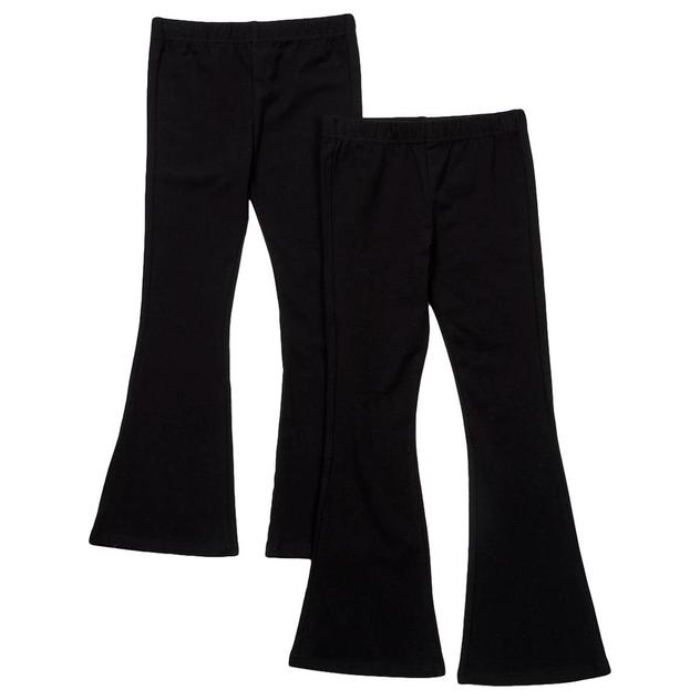 Girls (4-6x) BTween® 2pk. Solid Flare Leggings