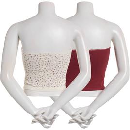 Juniors Pink Rose 2pk. Seamless Tube Top with Lace Trim