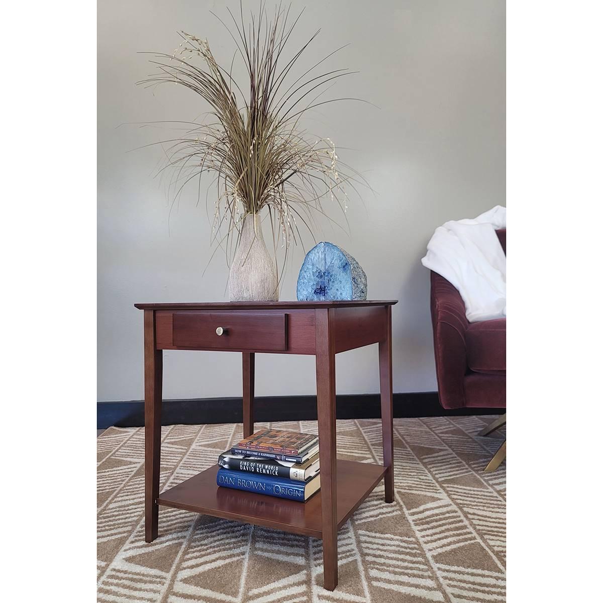 eccostyle™ Solid Bamboo End Table w/ Drawer