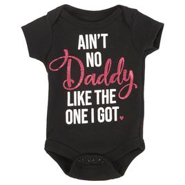 Baby Girl (NB-12M) Babies with Attitude Aint No Daddy Bodysuit