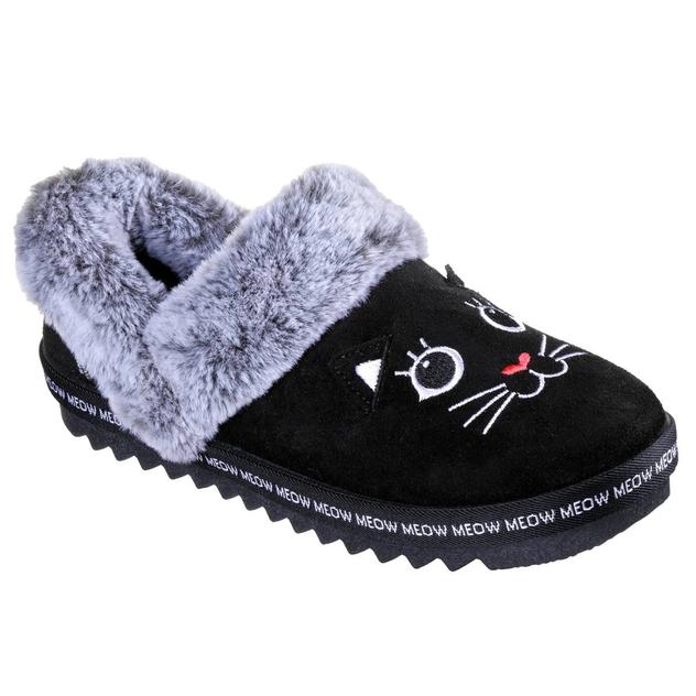 Womens Skechers Slip-ins® Bobs Cozy Kiss Meow Slippers