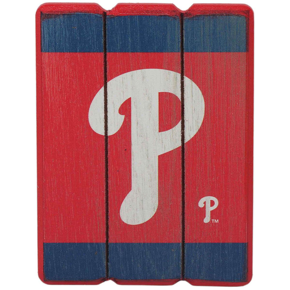 Open Road Phillies Planked Magnet