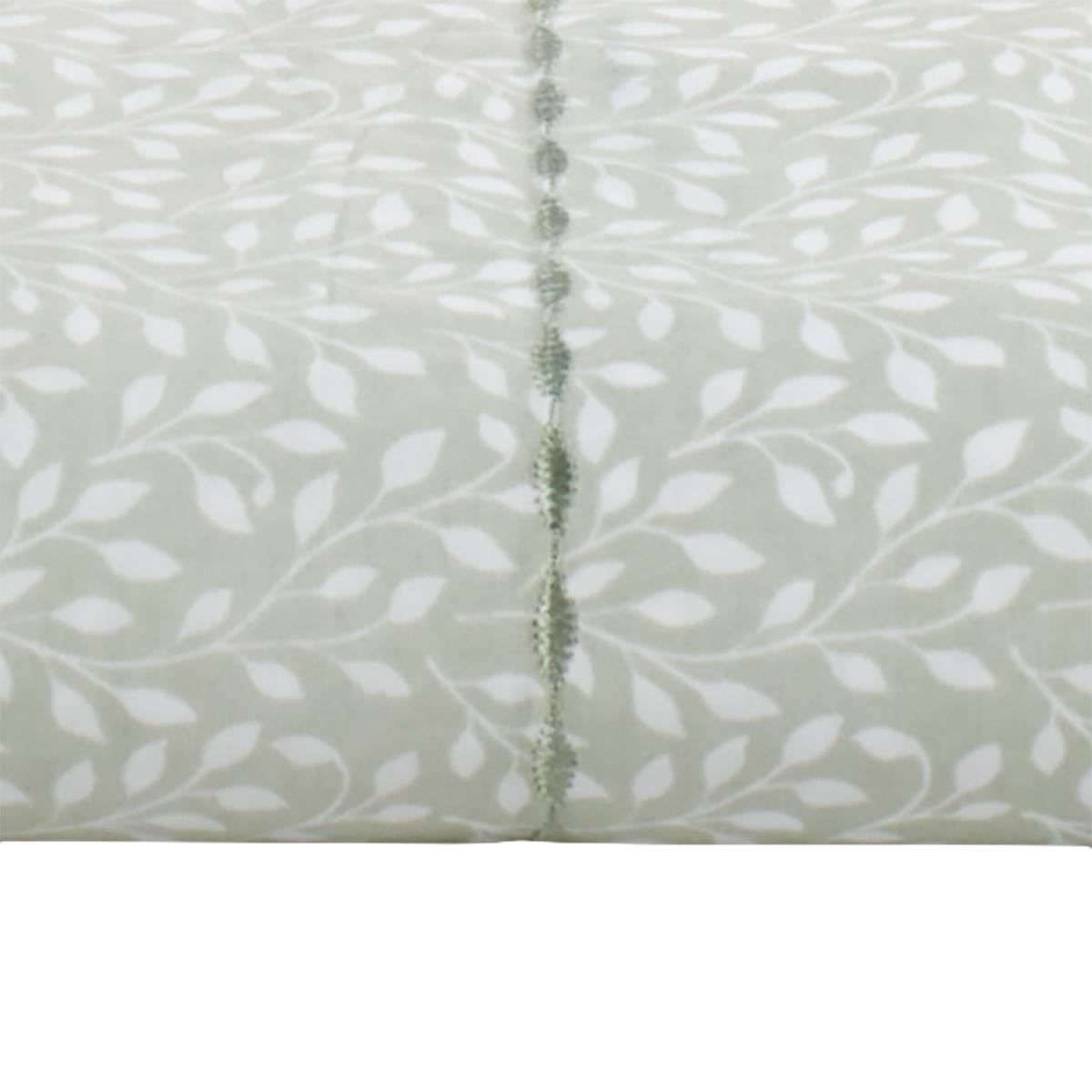 Sabrina Soto 200 Thread Count Cotton Leaf Print Sheet Set w/  Hem
