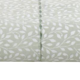 Sabrina Soto 200 Thread Count Cotton Leaf Print Sheet Set w/  Hem